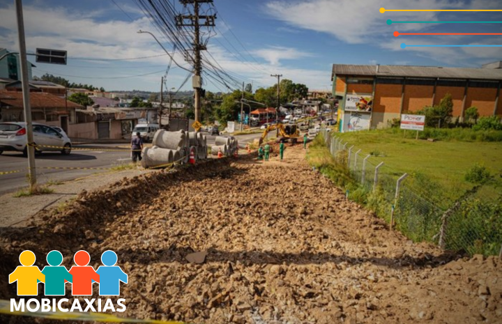 Capa - Foto da Notcia OBRAS DE ALARGAMENTO DE AVENIDAS NO ACESSO AO BAIRRO ESPLANADA TM INCIO EM CAXIAS DO SUL